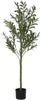 Dirbtinis alyvmedis, žalios spalvos, 120cm, 450 lapų