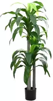 Dirbtinis dracenos medis, žalios spalvos, 180cm, 36 lapai