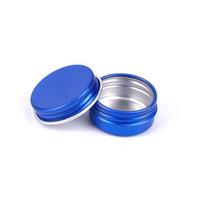 100 vnt. mėlynos spalvos 10 ml aliuminio indelis 10 g aliuminio skardinis indelis 10 ml kosmetikos indelis 10 g kremo indelis