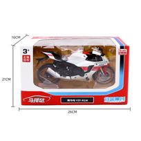 1/12 mastelio Yamaha YZF-R1M lydinio lenktyninio motociklo modelio liejiniai Žaisliniai gatvės visureigių motociklų modeliai, modeliai, dovanos vaikams 1/12-Size:17.5*10*5cm balta