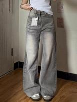 Y2k Vintage Baggy Jeans Woman's Korean Fashion Denim Pants Harajuku Kpop Streetwear Trousers Japanese 2000s Style Summer XL