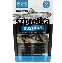 UNISZKI Džiovinti šprotai - šunų skanėstas - 40 g