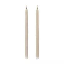 Home Styling Collection Vaškuotos stalo žvakės su LED, 38 cm