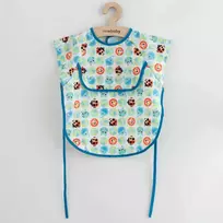 Prijuostė su antkrūtiniu kūdikiui New Baby 42x35 cm mėlyna