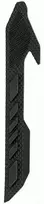 Apsauginis lipdukas Prox CH-11 234mm juodas
