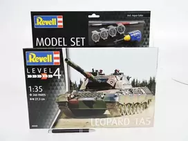 Revell tankas Leopard 1A5 1/35 dovanų rinkinys su klijais ir dažais