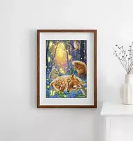 Letistitch Siuvinėjimo kryželiu rinkinys "Svajonių miškas" 21x30cm SLETIL8096