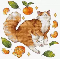 Letistitch Kryželiu siuvinėjimo rinkinys Imbieras 15x15cm SLETIL8804