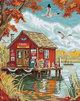 Letistitch Kryželiu siuvinėjimo rinkinys Ankstyvas ruduo 21x26cm SLETIL8220