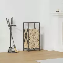 Malkų lentyna Juoda 34x25x70 cm Šaltai valcuotas plienas