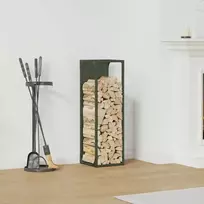Malkų lentyna Olive Žalias 25x25x80 cm Šaltai valcuotas plienas