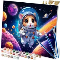 Paveikslas tapybai pagal skaičius 40x50 cm Massido Astronauta