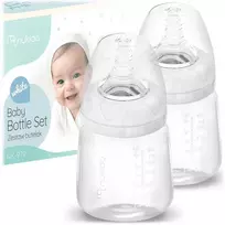 PP pieno buteliukų rinkinys 2 vienetai Nukido 0+, 180 ml