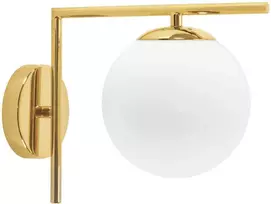Sieninis šviestuvas Toolight Šviestuvas sieninis stiklo rutulys Gold APP674-1W