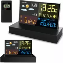 Berdsen Meteorologinė stotelė su ekranu BD-912, juoda