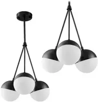 Pakabinamas šviestuvas Toolight Sidabrinis chromuotas modernus metalinis lubinis šviestuvas