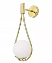 Sieninis šviestuvas Toolight Šviestuvas sieninis stiklo rutulys Gold APP603-1W