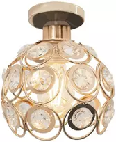 Sieninis šviestuvas Toolight Šviestuvas lubinis krištalo Loft/Gold APP205-1C