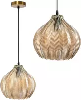 Pakabinamas šviestuvas Toolight Šviestuvas lubinis stiklo Retro APP893-1CP
