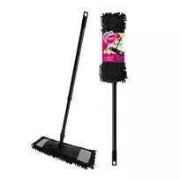 Mop šepetys grindims plauti Pepita YORK 76x26x29cm juodas