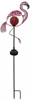 lauko LED lempa „Flamingo“ su saulės baterija (80 cm)