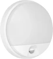 Sieninis šviestuvas Orno AGAT LED 15W, sodo šviestuvas su judesio jutikliu 140°, 1100lm, IP54, 4000K, baltas