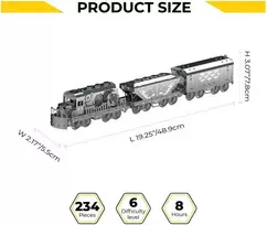Metal Time Models Metal Time Heavy Loco – mechaninis metalinis lokomotyvo konstruktorius, 234 d.