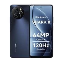 Atnaujintas Blackview SHARK 8 Išmanusis Telefonas Android13 G99 Mobilusis Telefonas 6.78'' 120Hz 2.4K Ekranas 16GB 256GB 64MP Mobilusis Telefonas 8+128 pilka