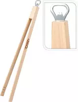 Bbq Line Medinės grilio žnyplės 48 cm su atidarytuvu