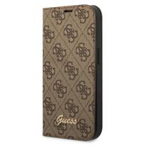 Guess Gubkp14Xhg4Shw Iphone 14 Pro Max6,7 Ruda/Brown Knyga 4G Vintage Auksinis Logotipas