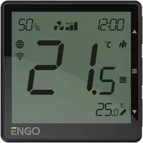 Engo Controls Engo EFAN Wifi Fan Coil termostatas 230V, juodas