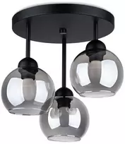 Lubinis šviestuvas Sollux Lighting Šviestuvas ALINO 3 juodas