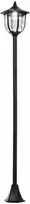Outsunny Saulės sodo žibintas LED sodo žibintas su 30/60 liumenų, plastikinis, juodas, Ø26,5 x H177 cm