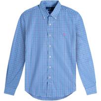 Polo Ralph Lauren Plaid Pony Logo Embroidered Long Sleeve Shirt Men shirts Blue Pink 710789731-005 XS