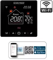 Grand Meyer® SN20 Programuojamas termostatas su WIFI, laidinis, savaitinis, potinkinis, 230V, 16A