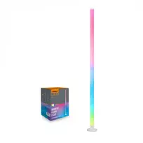 RGB LED pastatomas šviestuvas 10W 250Lm, VIDEX VL-TF20-RGB | juodas – Sinchronizuojama su muzika ir valdoma pulteliu