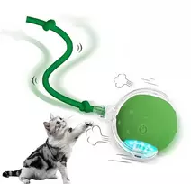 Interaktyvus išmanusis žaislas katėms kamuolys Cat Ball, žalias (be garsų)