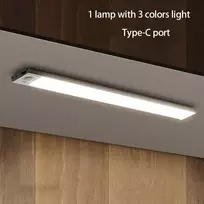 Sieninis šviestuvas Magnetinis LED įkraunamas šviestuvas su judesio davikliu (40 cm)