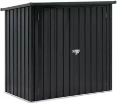 Uniprodo Metalinė sodo įrankių namelis 145 x 86 x 135 cm