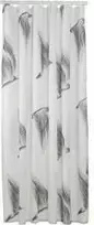 Vonios dušo užuolaida Sealskin Birds, balta/juoda(180x200)