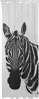 Vonios dušo užuolaida Sealskin Zebra, juoda/balta(180x200)