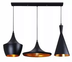 Lubinis šviestuvas Toolight Šviestuvas lubinis COSTA SET CP Juodas
