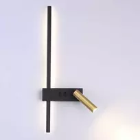 Sieninis šviestuvas Toolight LED SIENINĖ LAMPA APP1439-W RIGHT Juodas GOLD