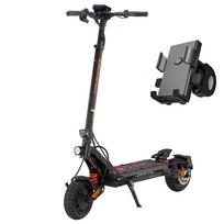 Elektrinis paspirtukas suaugusiems Kukirin G2 Master 1000Wx2 Dvigubas variklis Elektrinis paspirtukas Sulankstomas Didžiausias greitis 60 km/h 52V 20.8AH Nuvažiuojamas atstumas 70 km Apkrova 120 kg Juodas Phone Stand/Shipped Separately juoda