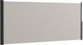 Outsunny ištraukiama šoninė markizė, 300 x 140 cm sodo markizė, apsauginė sienelė su UV apsauga, apsauga nuo vėjo, metalas, poliesteris, šviesiai pilka