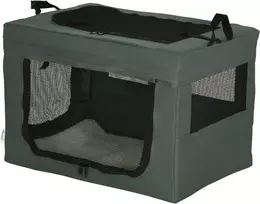 Pawhut Transportavimo krepšys augintiniams iki 4kg - pilkas