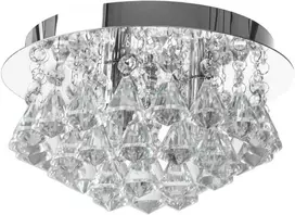 Pakabinamas šviestuvas Toolight KRIŠTOLINIS ŠVIESTUVAS PLAFOND APP1039-3C CHROMAS