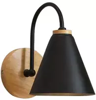 Sieninis šviestuvas Toolight Šviestuvas FOREST APP932-1W Juodas