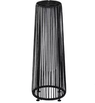Outsunny Sodo šviestuvas su šviesos jutikliu, automatinis LED, juodas, 21,5 x 21,5 x 61 cm