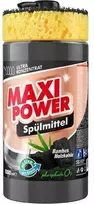 Pagaminta Ukrainoje Koncentruotas indų ploviklis - Juodas COAL gelis "MAXI POWER" su dozatoriumi ir kempine indams plauti, 1000ml